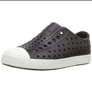 Native Shoes Black and White Water Shoes Slip-On